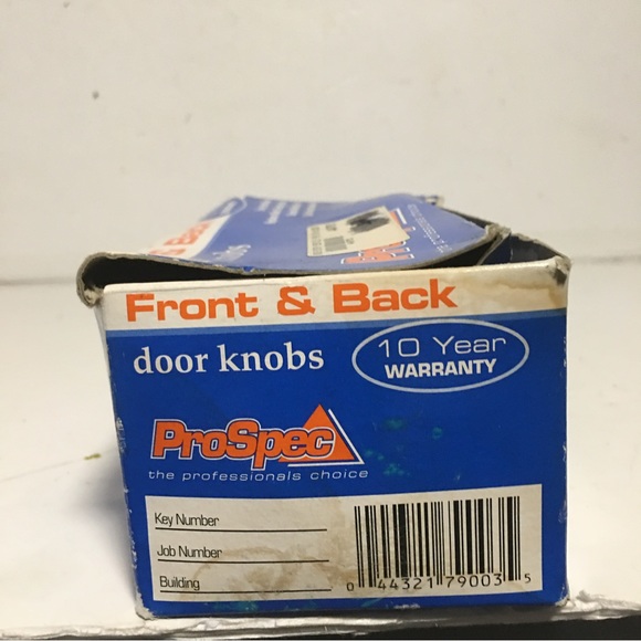 ProSpec model 300-320 Entry Bentley PB Stainless front & back doorknobs NIB - Picture 3 of 8